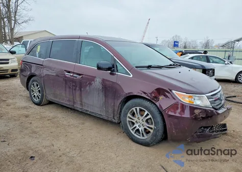 2012 Honda Odyssey Exl z USA, uszkodzony, nr VIN 5FNRL5H66CB089969